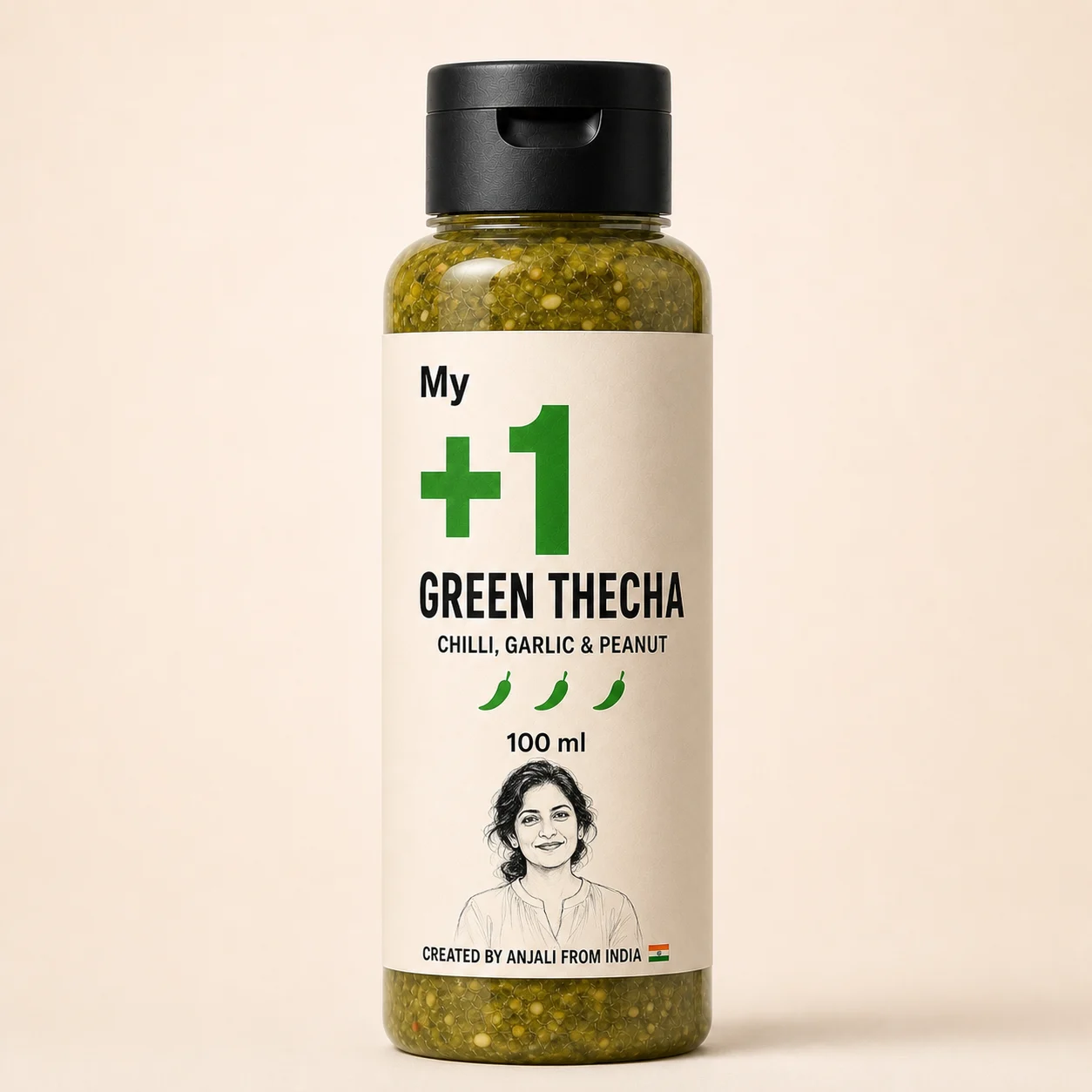 Green Thecha bottle